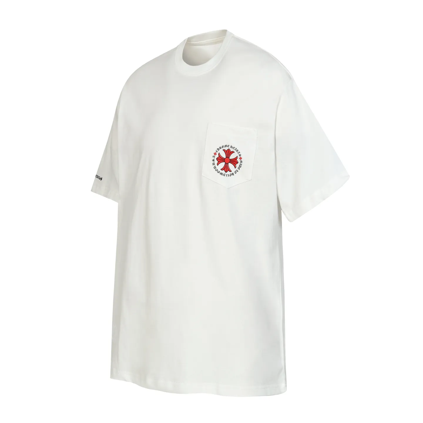 P150 Cross-border running quantity model, please do not place an order if you are pursuing quality - Chrome Hearts/Chrome Heart Cross Sanskrit short-sleeved T-shirt - High weight, high density and high quality. The wool is soft, delicate and skin-friendly. It feels soft and silky. It has excellent warmth and skin-friendly properties. - Customized weaving and dyeing, no color difference. No matter the fabric or workmanship details, it is better than the ordinary version on the market. -Colour: black white -Size: S M L XL